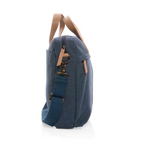 Maletín para portátil de lona reciclada Impact AWARE™ 16oz.