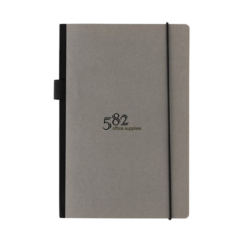 gray Libreta lujosa A5 de tapa dura
