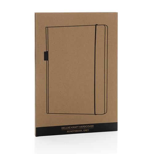 gray Libreta lujosa A5 de tapa dura