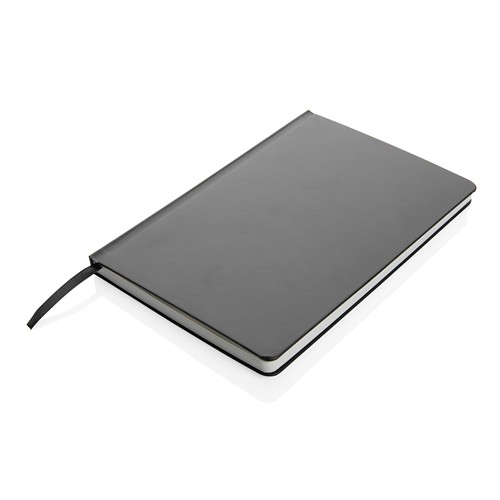 black Libreta A5 de tapa dura de papel Impact Stone