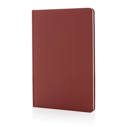 red Libreta A5 de tapa dura de papel Impact Stone