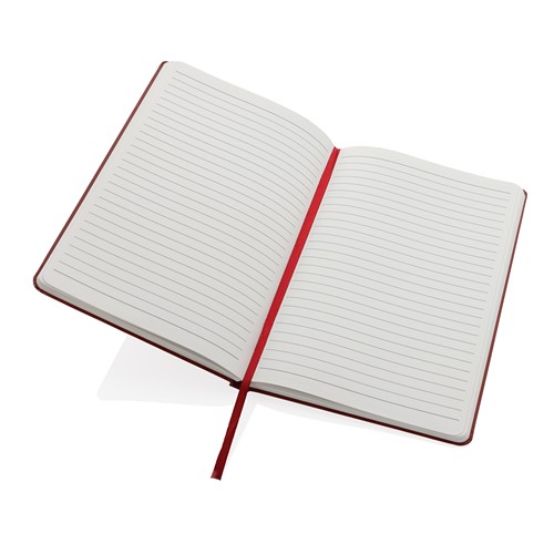 red Libreta A5 de tapa dura de papel Impact Stone