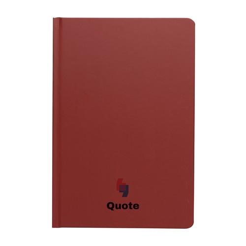 red Libreta A5 de tapa dura de papel Impact Stone