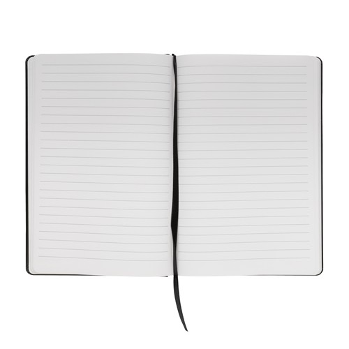 black Libreta A5 de tapa dura de papel Impact Stone