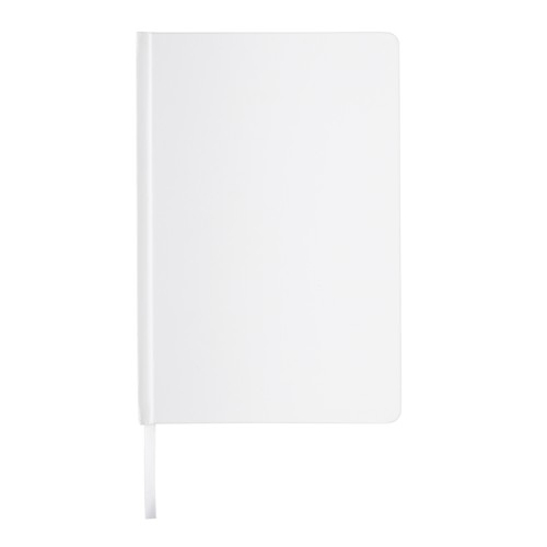 white Libreta A5 de tapa dura de papel Impact Stone