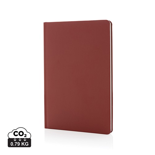 red Libreta A5 de tapa dura de papel Impact Stone