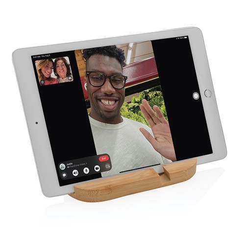 Support tablette ou téléphone en bambou - 5