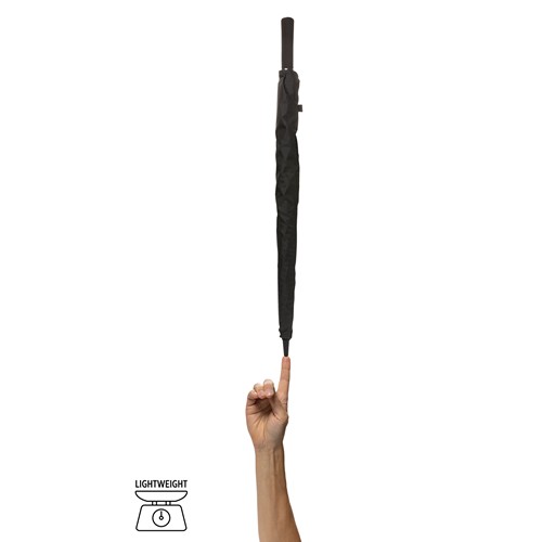 black Paraguas de aluminio de 25” ultraligero Swiss Peak Aware™