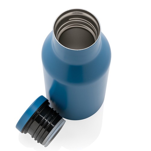 blue Botella compacta de acero inoxidable reciclado RCS