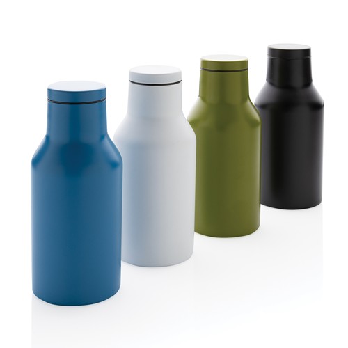 blue Botella compacta de acero inoxidable reciclado RCS
