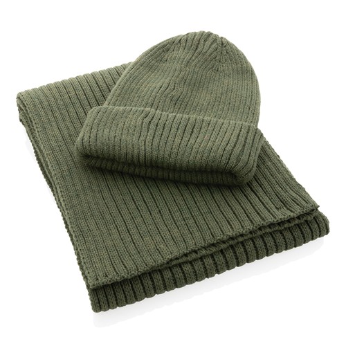green Gorro doble de punto Impact AWARE™ Polylana®