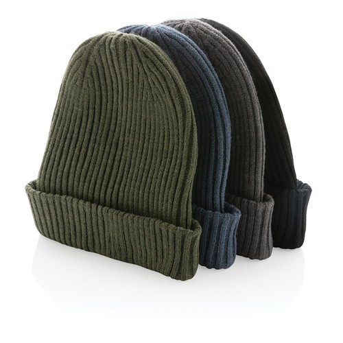 green Gorro doble de punto Impact AWARE™ Polylana®