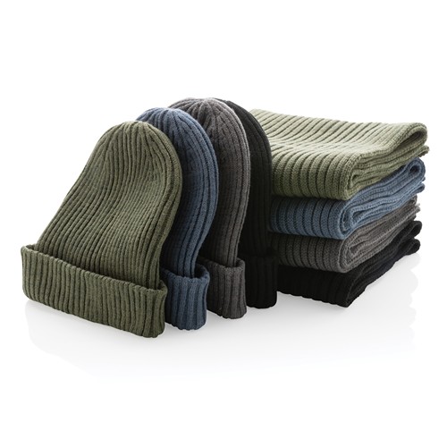 green Gorro doble de punto Impact AWARE™ Polylana®