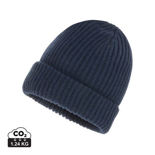 azul marino Gorro doble de punto Impact AWARE™ Polylana®