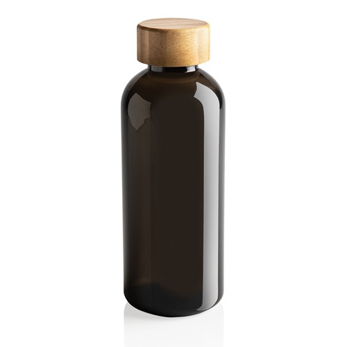 Botella RCS RPET con tapa de bambú
