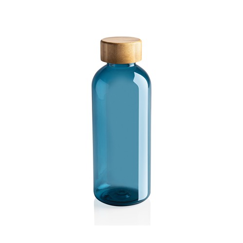 Botella RCS RPET con tapa de bambú