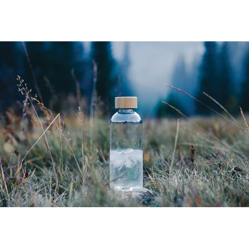 Bouteille 600ml en rPET RCS avec couvercle en bambou - 9