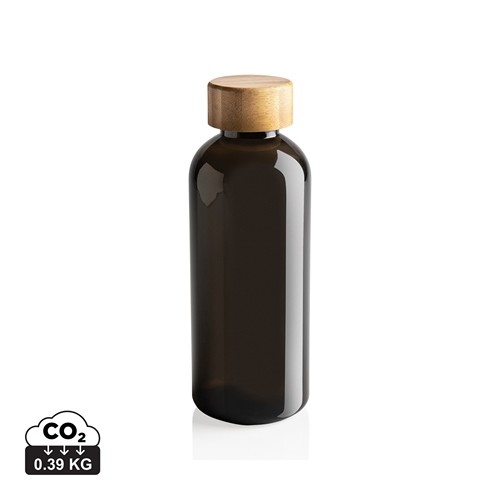 Botella RCS RPET con tapa de bambú