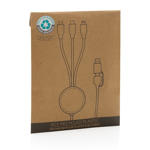 Câble 6 en 1 en TPE et plastique recyclé RCS - 7