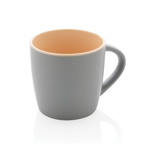 marrón Taza de cerámica con interior de color 300ml