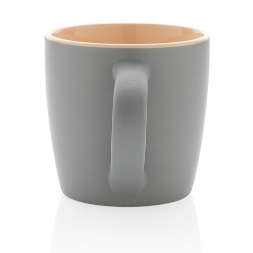 marrón Taza de cerámica con interior de color 300ml
