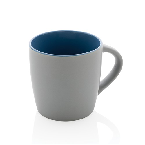 blue Taza de cerámica con interior de color 300ml