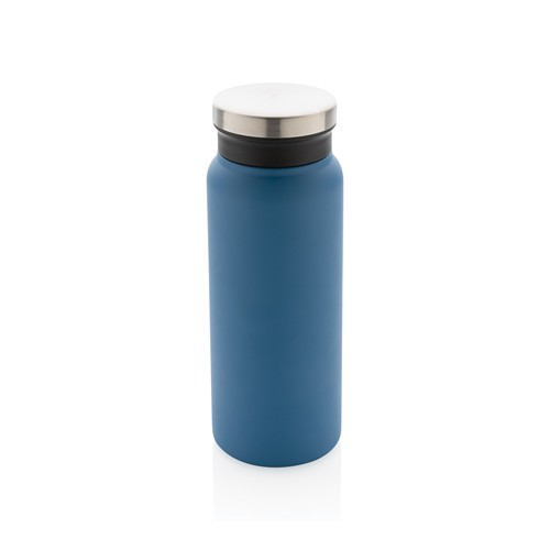 blue Botella al vacío de acero inoxidable reciclado RCS 600 ml