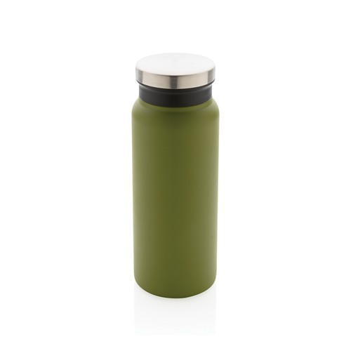 green Botella al vacío de acero inoxidable reciclado RCS 600 ml