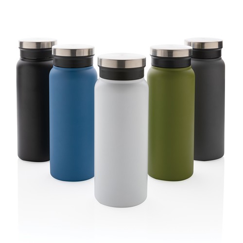 green Botella al vacío de acero inoxidable reciclado RCS 600 ml