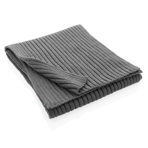 gray Bufanda de punto Impact AWARE™ Polylana® 180x25cm