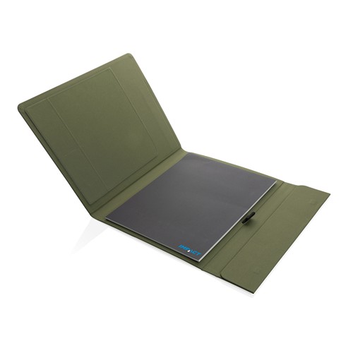 green Cartera Impact Aware™ A4 con cierre magnético