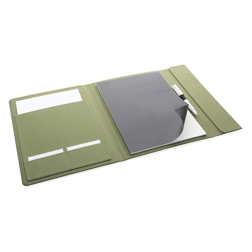 green Cartera Impact Aware™ A4 con cierre magnético