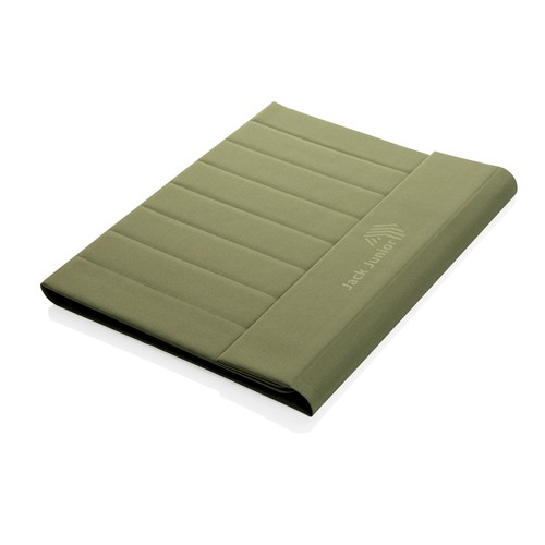 green Cartera Impact Aware™ A4 con cierre magnético