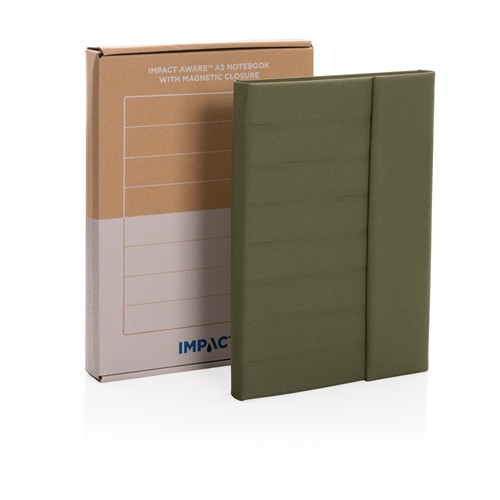 green Libreta Impact Aware™ A5 con cierre magnético