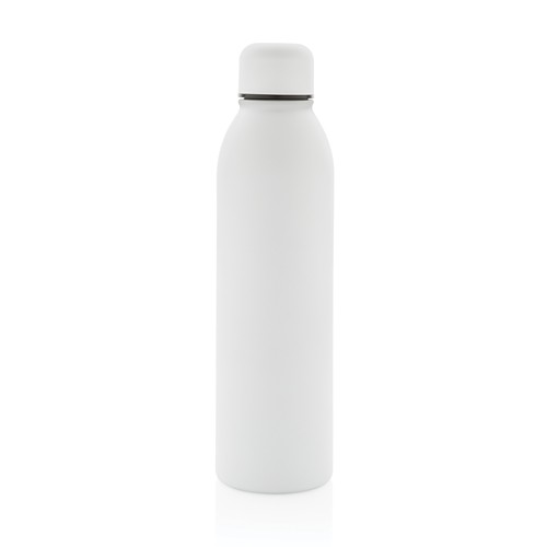 white Botella al vacío de acero inoxidable reciclado RCS