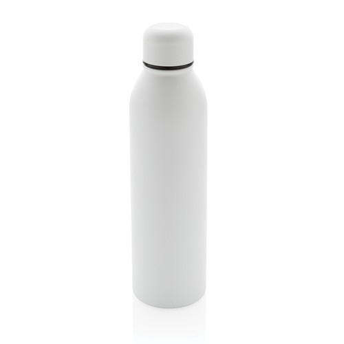 white Botella al vacío de acero inoxidable reciclado RCS