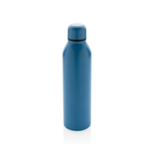 blue Botella al vacío de acero inoxidable reciclado RCS