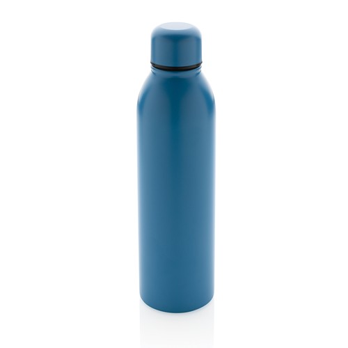 blue Botella al vacío de acero inoxidable reciclado RCS