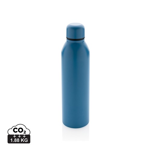 blue Botella al vacío de acero inoxidable reciclado RCS