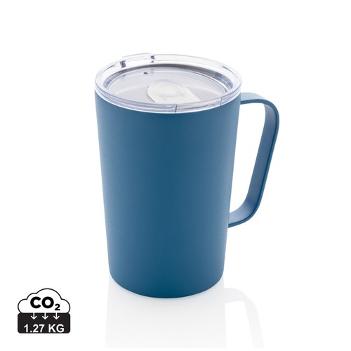 TAZA AL VACÍO RCS DE ACERO INOXIDABLE RECICLADO CON ASA