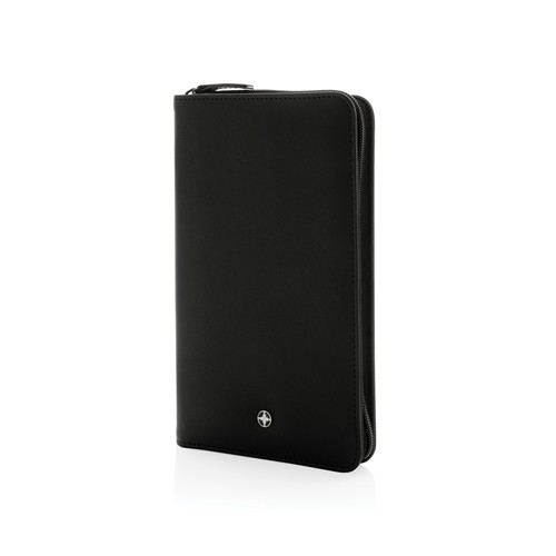 black Portadocumentos de viaje Swiss Peak Heritage RCS rPU RFID