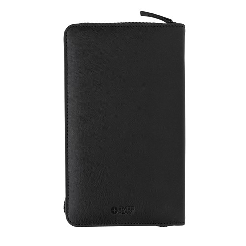 black Portadocumentos de viaje Swiss Peak Heritage RCS rPU RFID