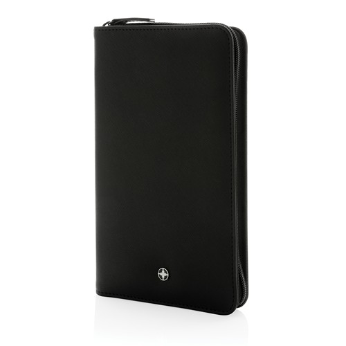 black Portadocumentos de viaje Swiss Peak Heritage RCS rPU RFID