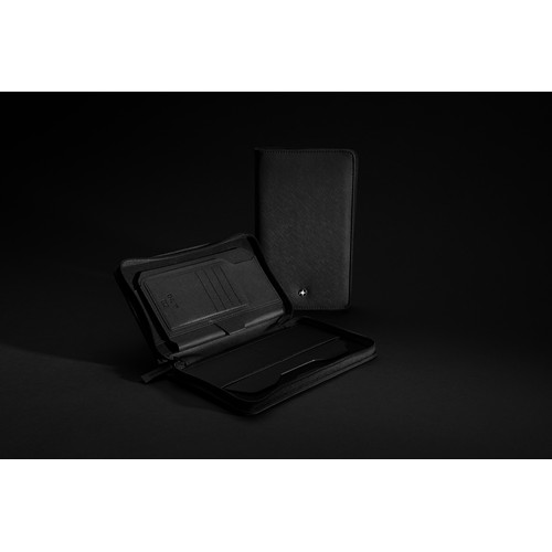black Portadocumentos de viaje Swiss Peak Heritage RCS rPU RFID