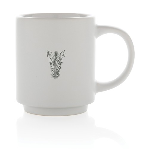 Taza apilable de cerámica 180ml