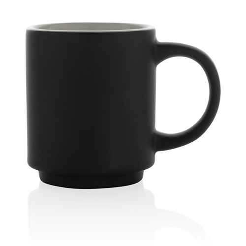 Taza apilable de cerámica 180ml