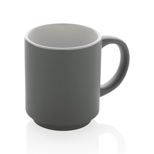 Taza apilable de cerámica 180ml