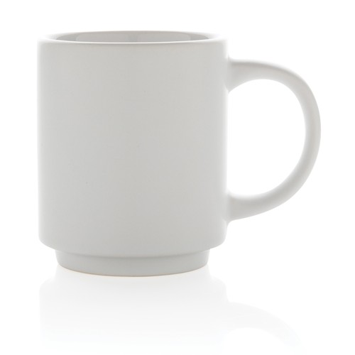 Taza apilable de cerámica 180ml