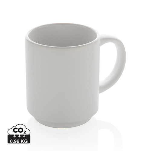 Taza apilable de cerámica 180ml