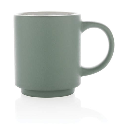 Taza apilable de cerámica 180ml